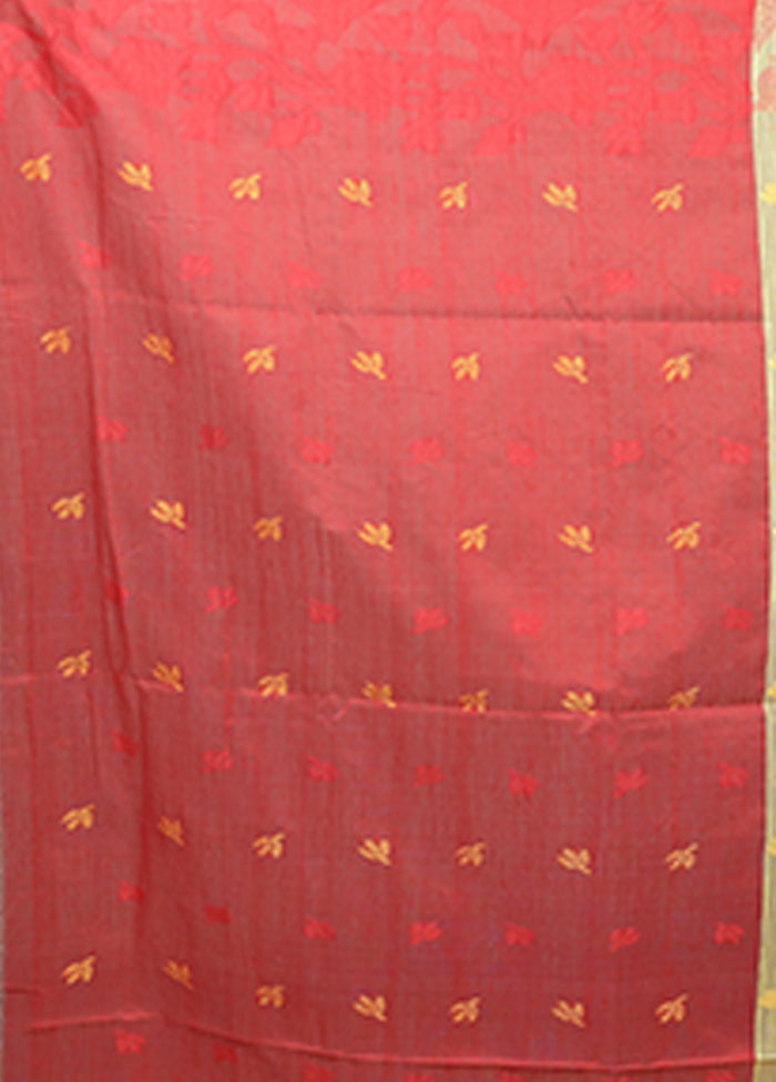 Yellow Matka Silk Saree With Blouse Piece