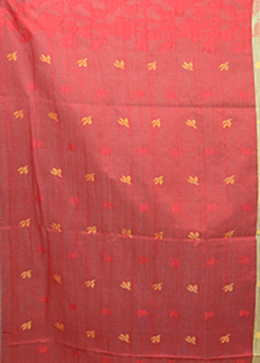 Yellow Matka Silk Saree With Blouse Piece