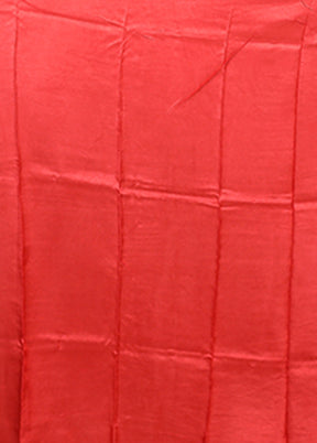 Black Chanderi Silk Saree With Blouse Piece