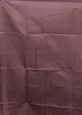 Blue Kora Silk Saree With Blouse Piece