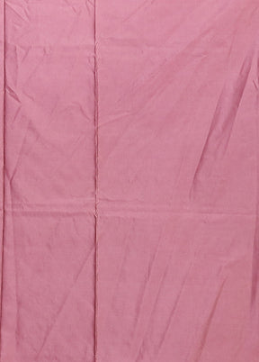 Pink Dupion Silk Saree With Blouse Piece