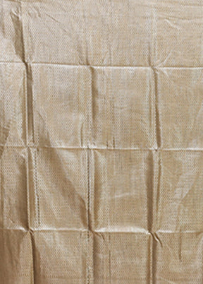 Grey Dupion Silk Saree With Blouse Piece