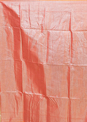 Pink Dupion Silk Saree With Blouse Piece