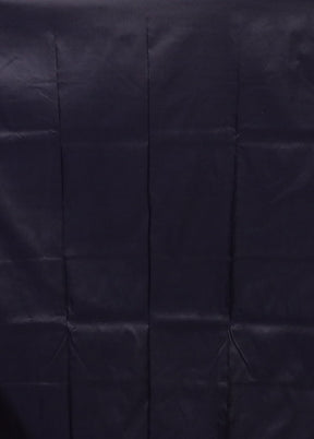 Blue Katan Silk Saree With Blouse Piece