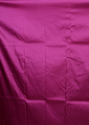 Purple Katan Silk Saree With Blouse Piece