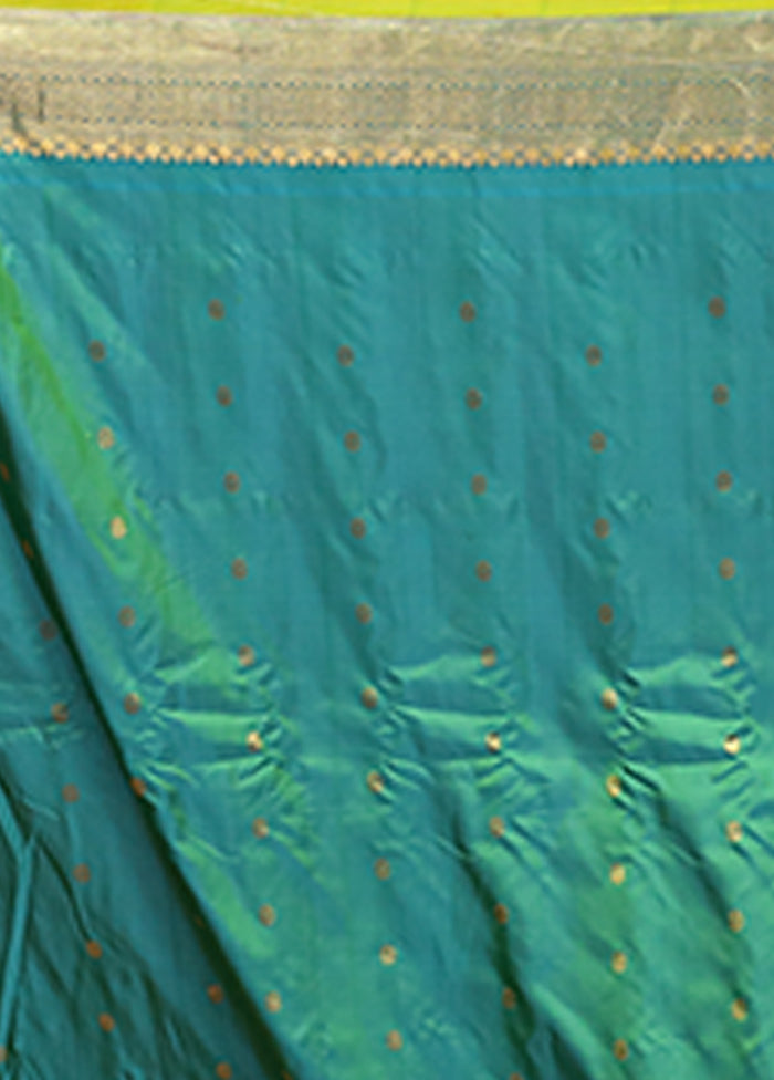 Cream Gadwal Pure Silk Saree Without Blouse Piece