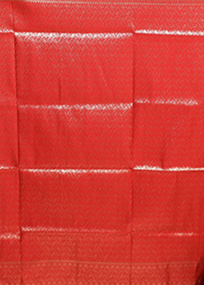 Blue Banarasi Silk Saree With Blouse Piece