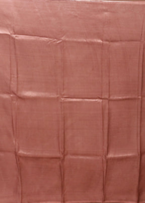 Maroon Printed Pure Silk Saree Without Blouse Piece
