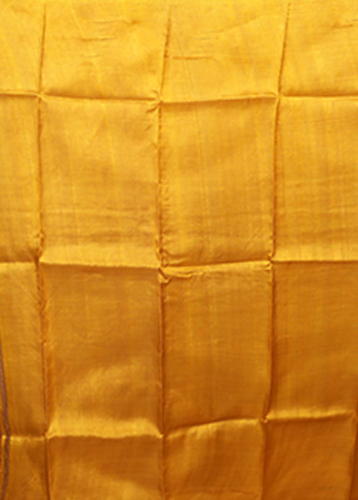 Multicolor Printed Pure Silk Saree Without Blouse Piece