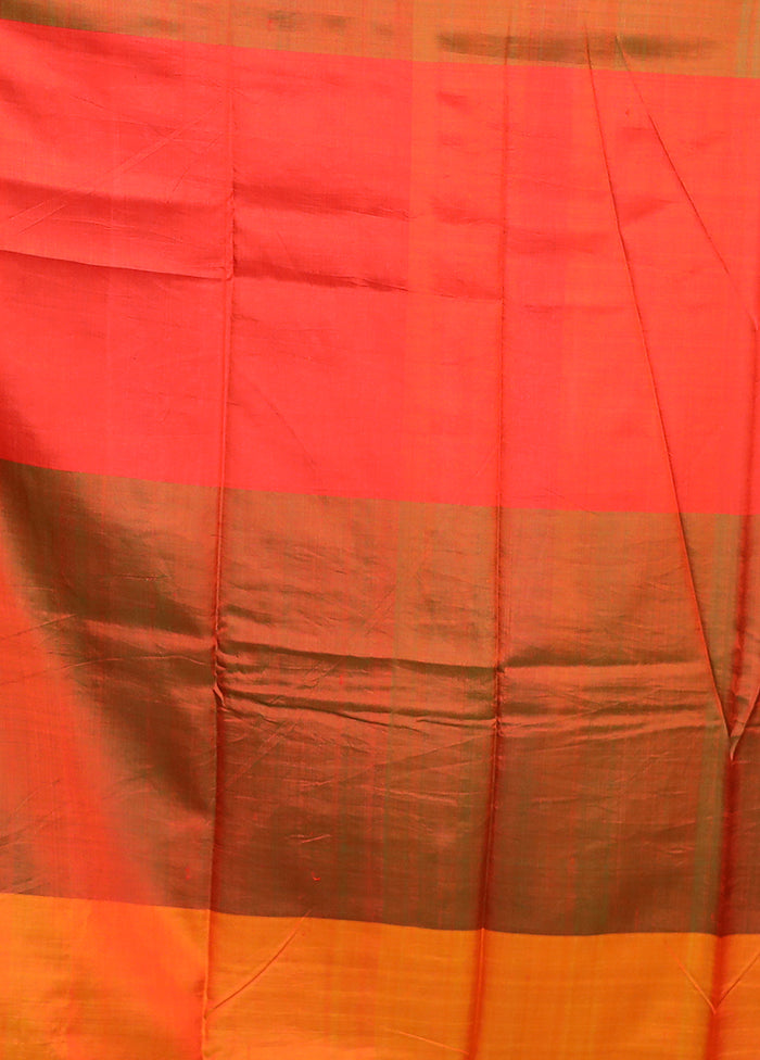 Purple Pure Bishnupuri Silk Saree With Blouse Piece