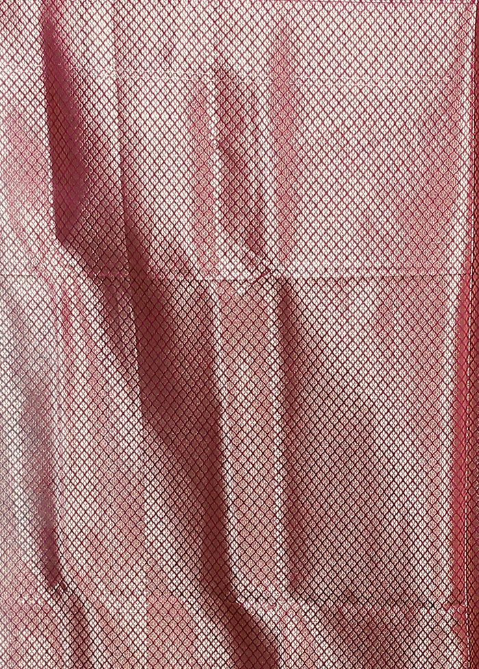 Purple Cotton Saree With Blouse Piece