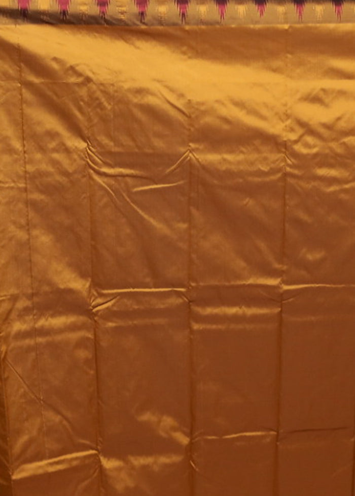Blue Kanjivaram Silk Saree With Blouse Piece