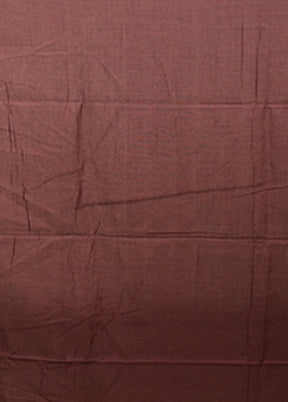 Maroon Matka Silk Saree With Blouse Piece