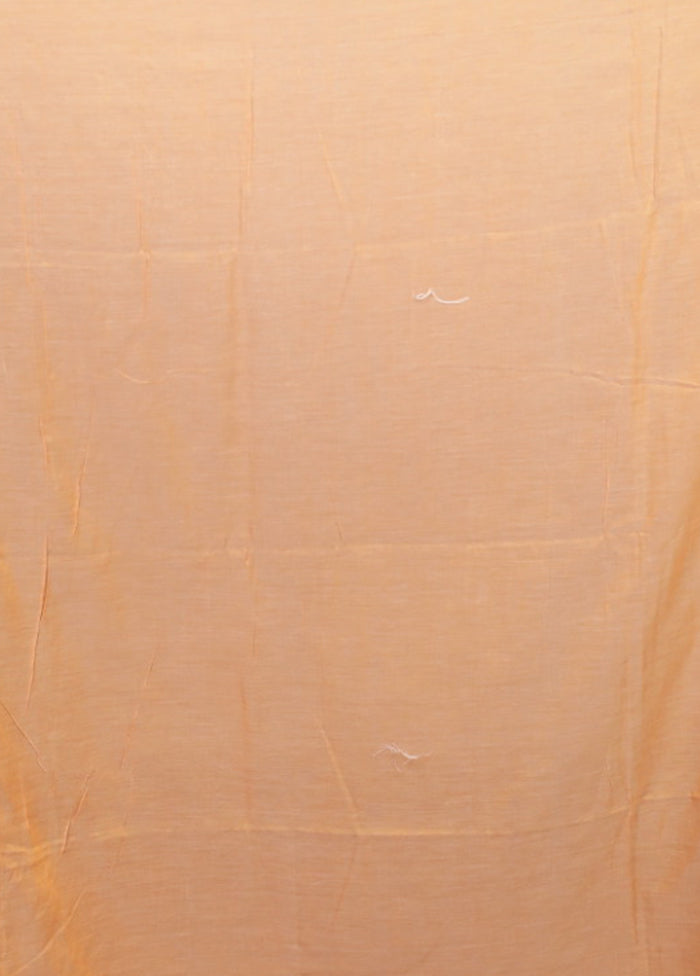 Yellow Matka Silk Saree With Blouse Piece