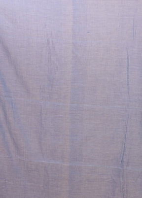 Blue Matka Silk Saree With Blouse Piece