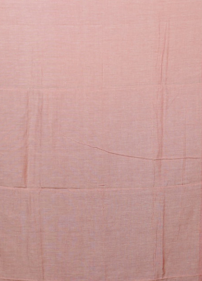 Pink Matka Silk Saree With Blouse Piece