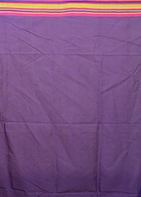 Blue Jamdani Cotton Saree Without Blouse Piece