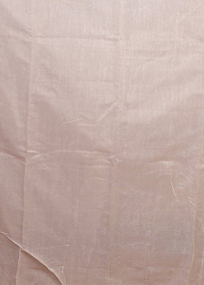 White Jamdani Cotton Saree Without Blouse Piece