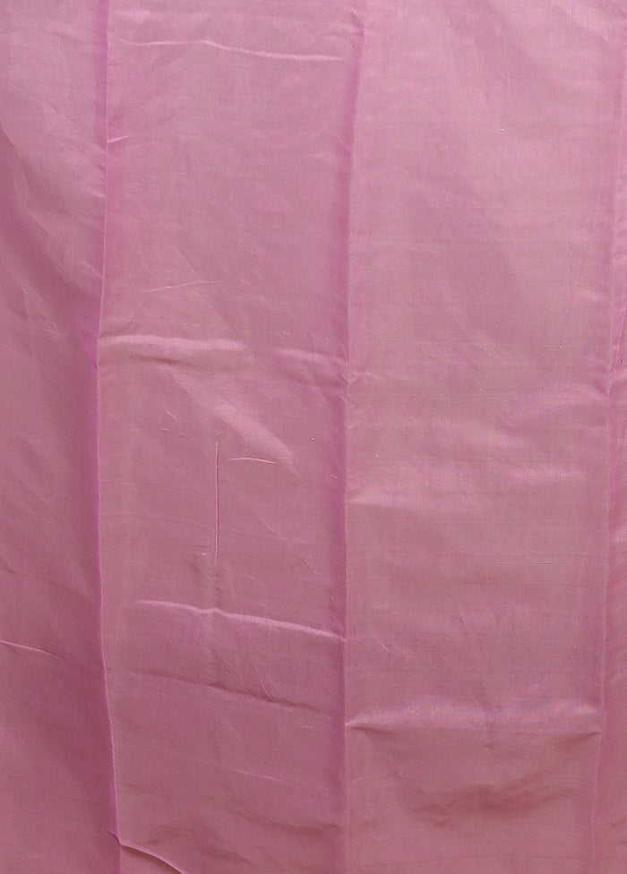 Purple Jamdani Cotton Saree Without Blouse Piece