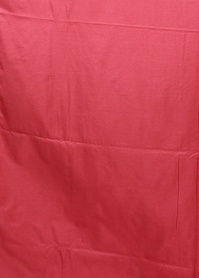 Pink Dupion Silk Saree With Blouse Piece