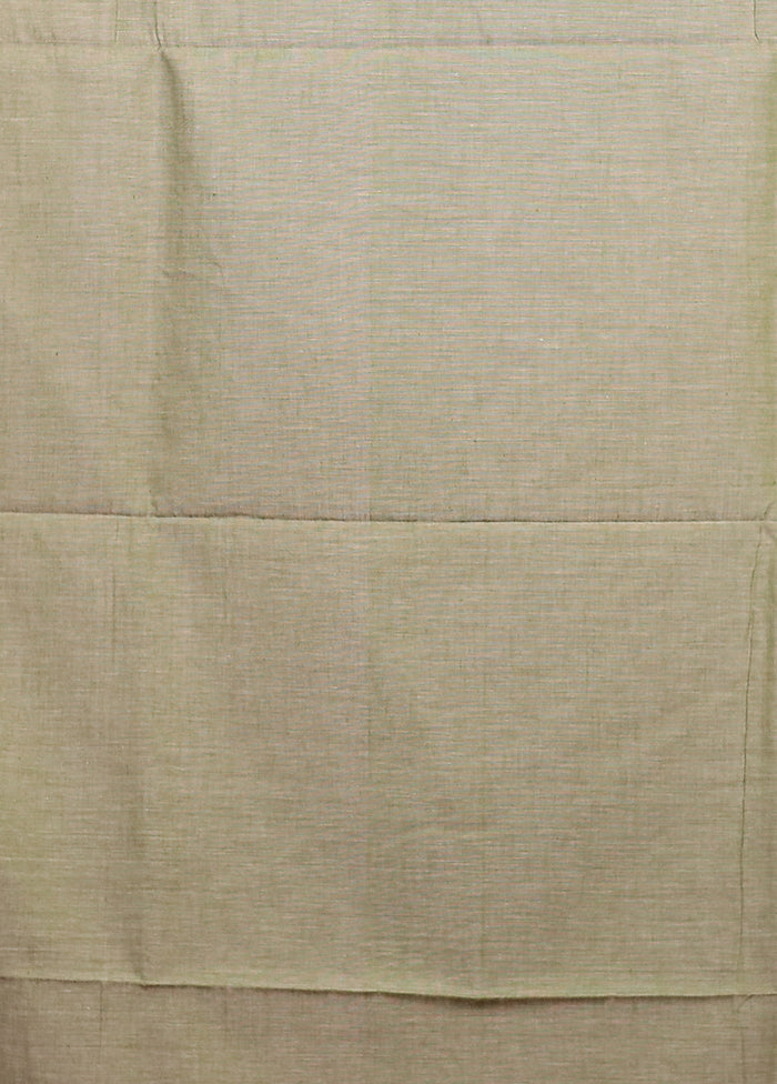Green Matka Silk Saree With Blouse Piece