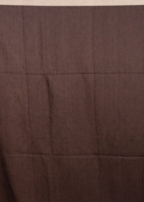 Black Matka Silk Saree With Blouse Piece