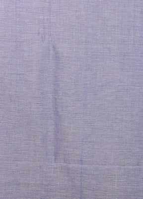 Blue Matka Silk Saree With Blouse Piece