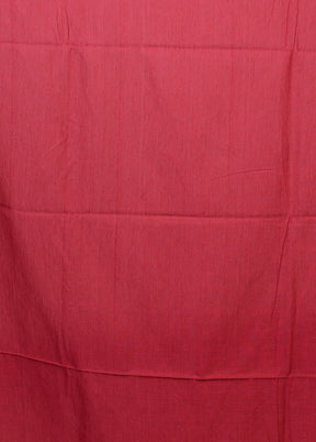 Pink Matka Silk Saree With Blouse Piece