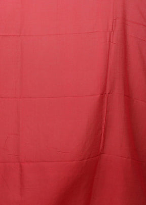 Red Matka Silk Saree With Blouse Piece