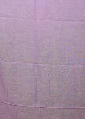 Purple Matka Silk Saree With Blouse Piece
