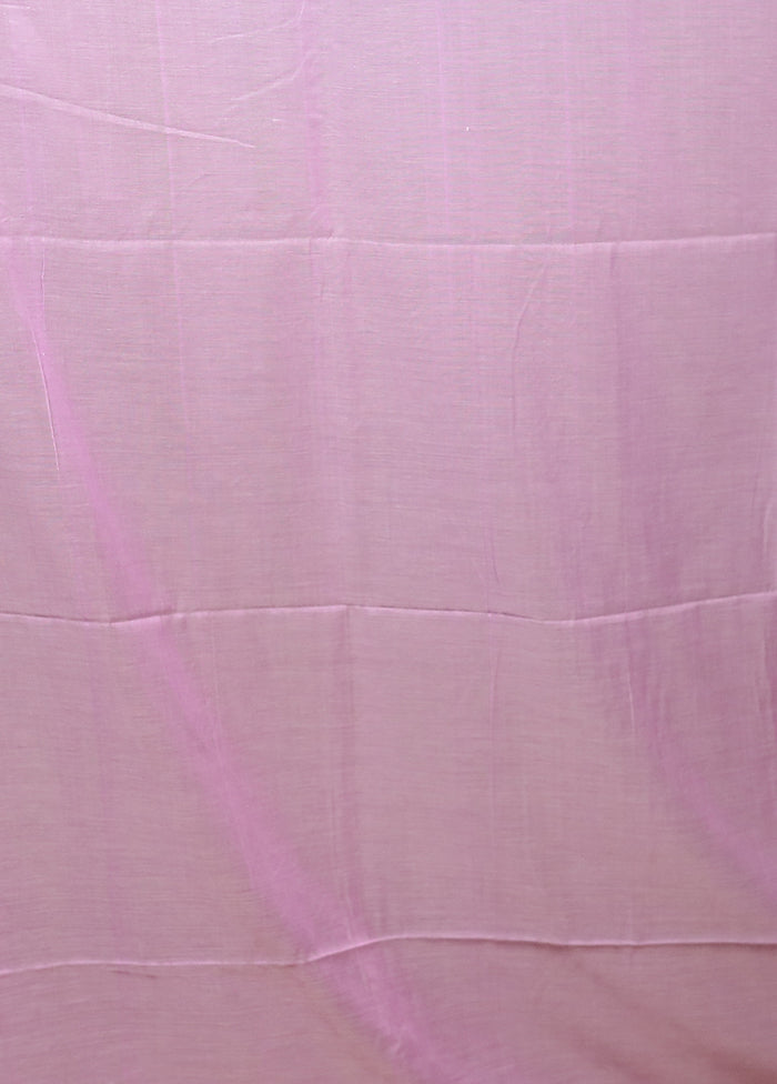Purple Matka Silk Saree With Blouse Piece