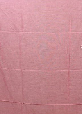 Pink Matka Silk Saree With Blouse Piece