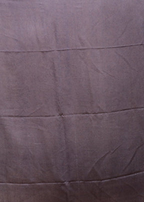 Grey Handloom Matka Pure Silk Saree With Blouse Piece