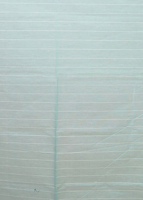 Blue Cotton Saree With Blouse Piece
