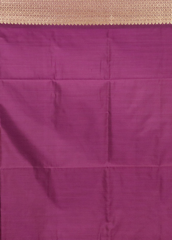 Cream Kanjivaram Silk Saree With Blouse Piece