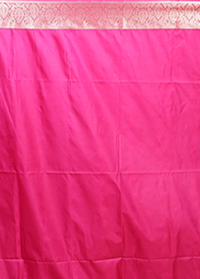 Blue Kanjivaram Silk Saree With Blouse Piece