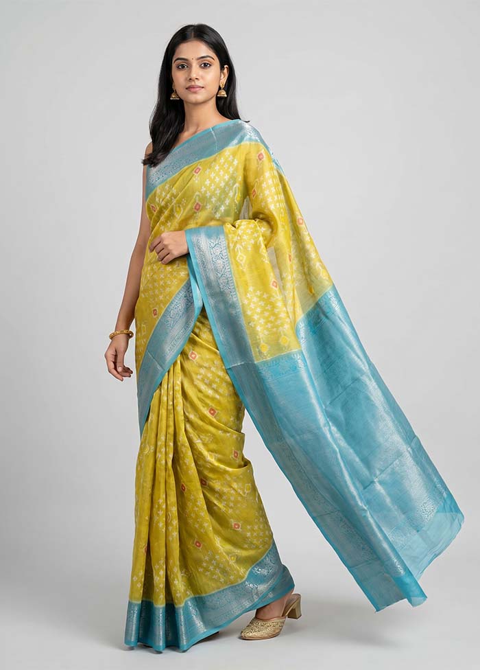 Grey Pure Cotton Saree With Blouse Piece