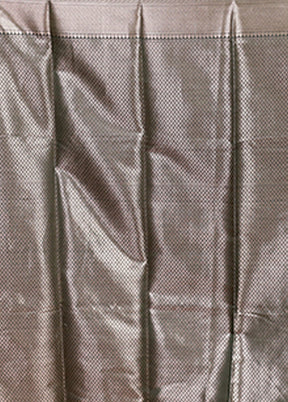 Green Dupion Silk Saree With Blouse Piece