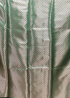 Green Dupion Silk Saree With Blouse Piece