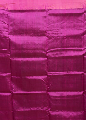 Blue Handloom Kanjivaram Pure Silk Saree With Blouse Piece