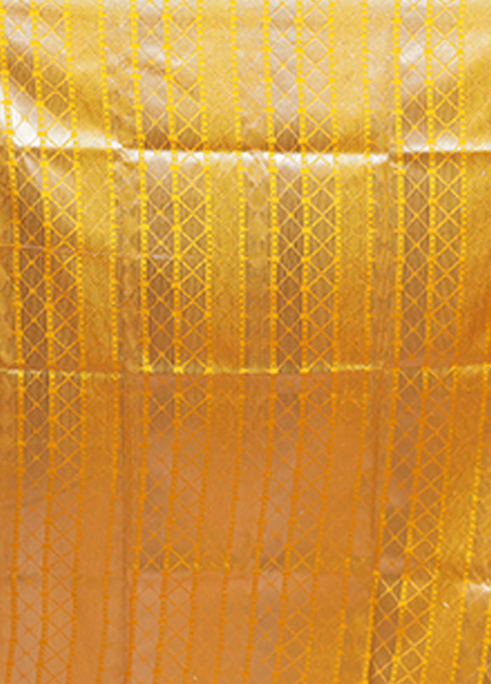 Blue Dupion Silk Saree With Blouse Piece