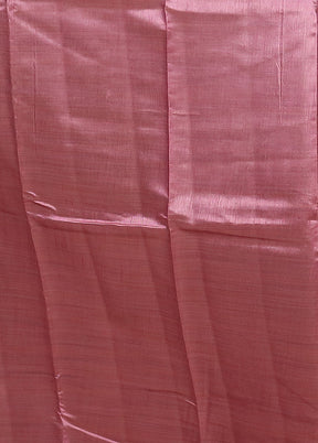 Purple Dupion Silk Saree With Blouse Piece