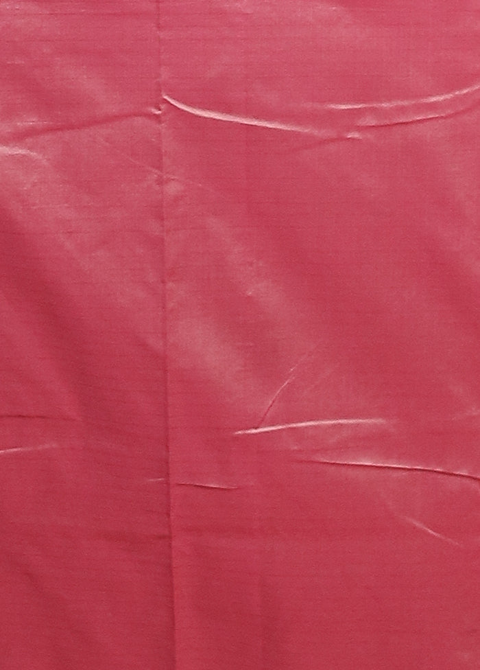 Cream Kanjivaram Silk Saree With Blouse Piece