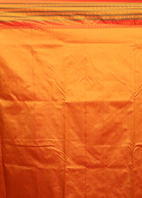 Maroon Kanjivaram Silk Saree With Blouse Piece
