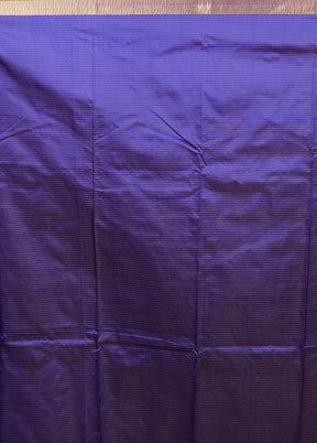 Purple Kanjivaram Silk Saree With Blouse Piece