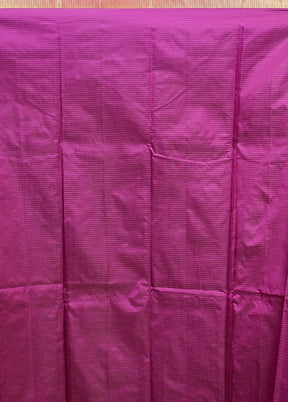 Purple Kanjivaram Silk Saree With Blouse Piece