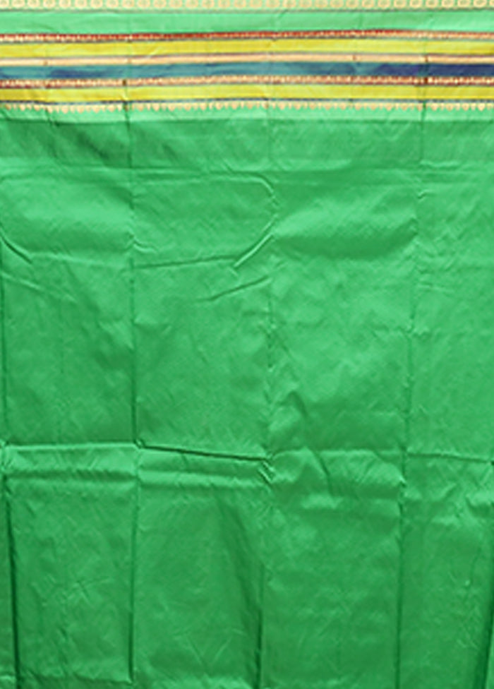 Yellow Kanjivaram Silk Saree With Blouse Piece