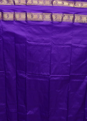 Pink Handloom Kanjivaram Pure Silk Saree With Blouse Piece