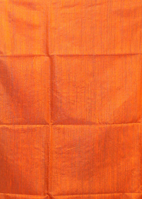 Red Handloom Matka Pure Silk Saree With Blouse Piece