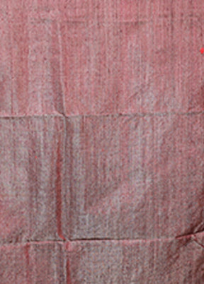 Black Handloom Matka Pure Silk Saree With Blouse Piece
